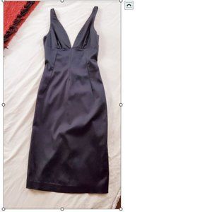 D&G Black Satin Cocktail Dress, size 26/40